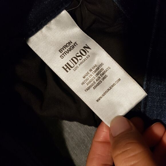 HUDSON Men's Byron Straight Distressed Jeans Size 30 - Picture 12 of 12